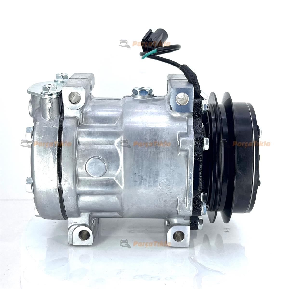 Klima Kompresörü 24v 1pk 125mm V Kayış 7h15 Hidromek İş Makinesi Sumitomo Bloktan Baglantı Bağlantı 742094 | Lidpart K742094