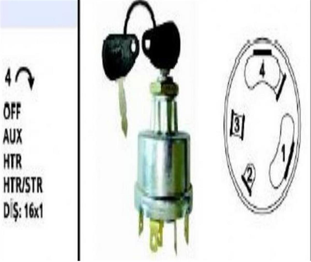 Kontak Anahtarı Daf Marshall Leyland Lucas 35628 | Nesan Ns10307