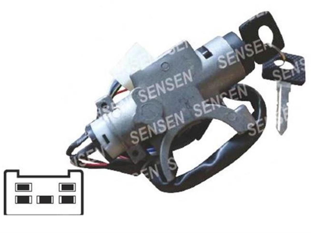 Kontak Anahtarı Komple Mercedes Benz Mb800 2521 94 5Pin Mb 800 2521 2517 1994 Ss972
