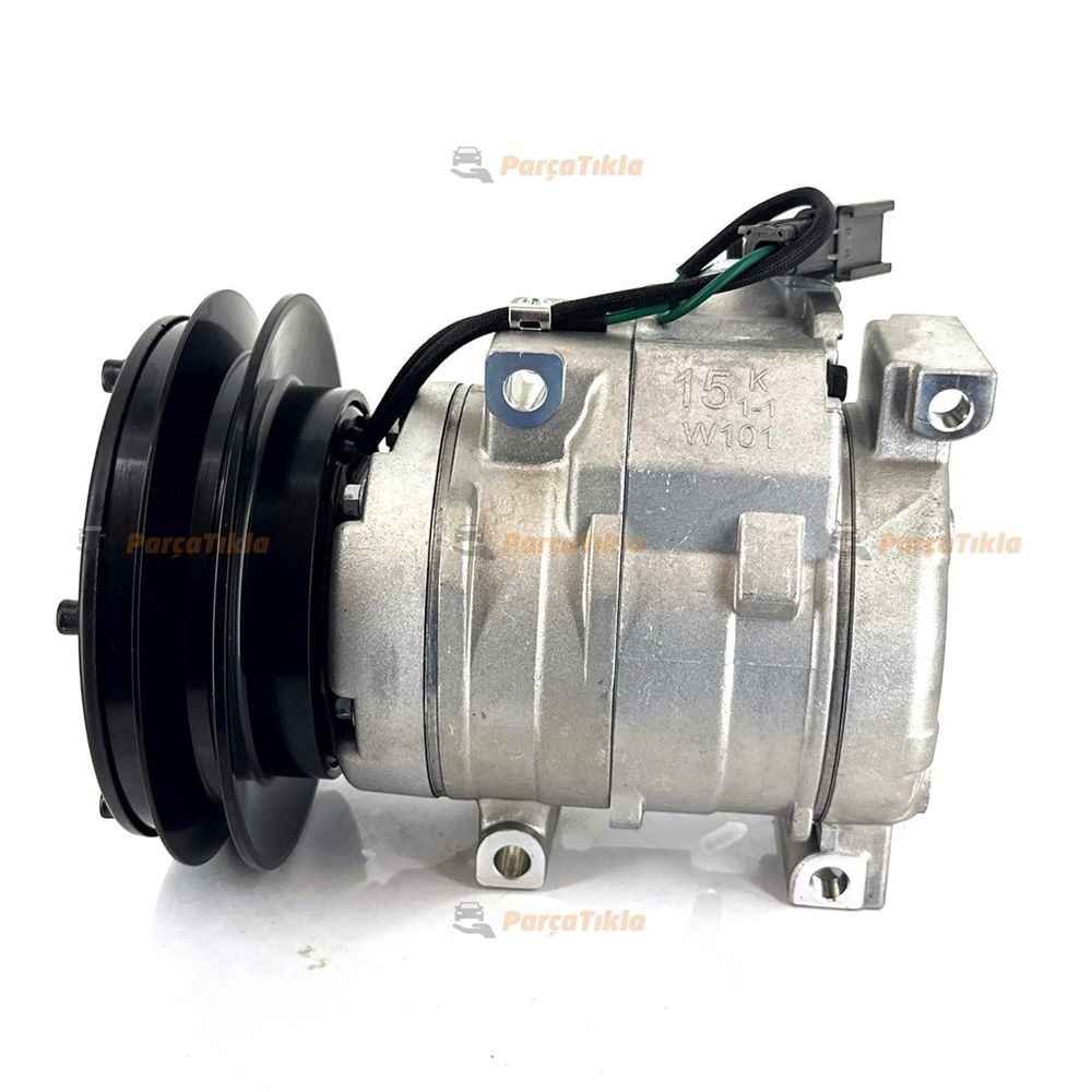 Klima Kompresörü 24V 2PK 152mm Kawasaki İş Makinesı 10S15C Kavasaki | LİDPART K150901