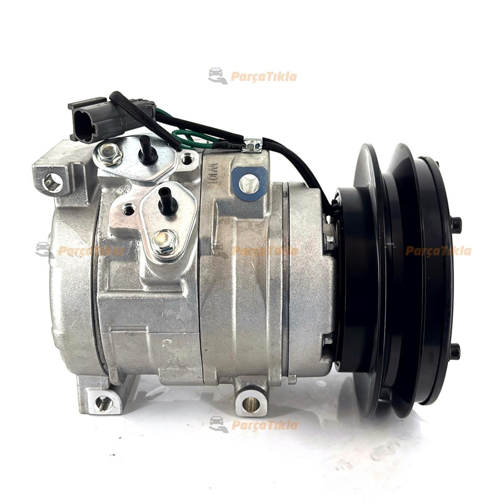 Klima Kompresörü 24V 2PK 152mm Kawasaki İş Makinesı 10S15C Kavasaki | LİDPART K150901