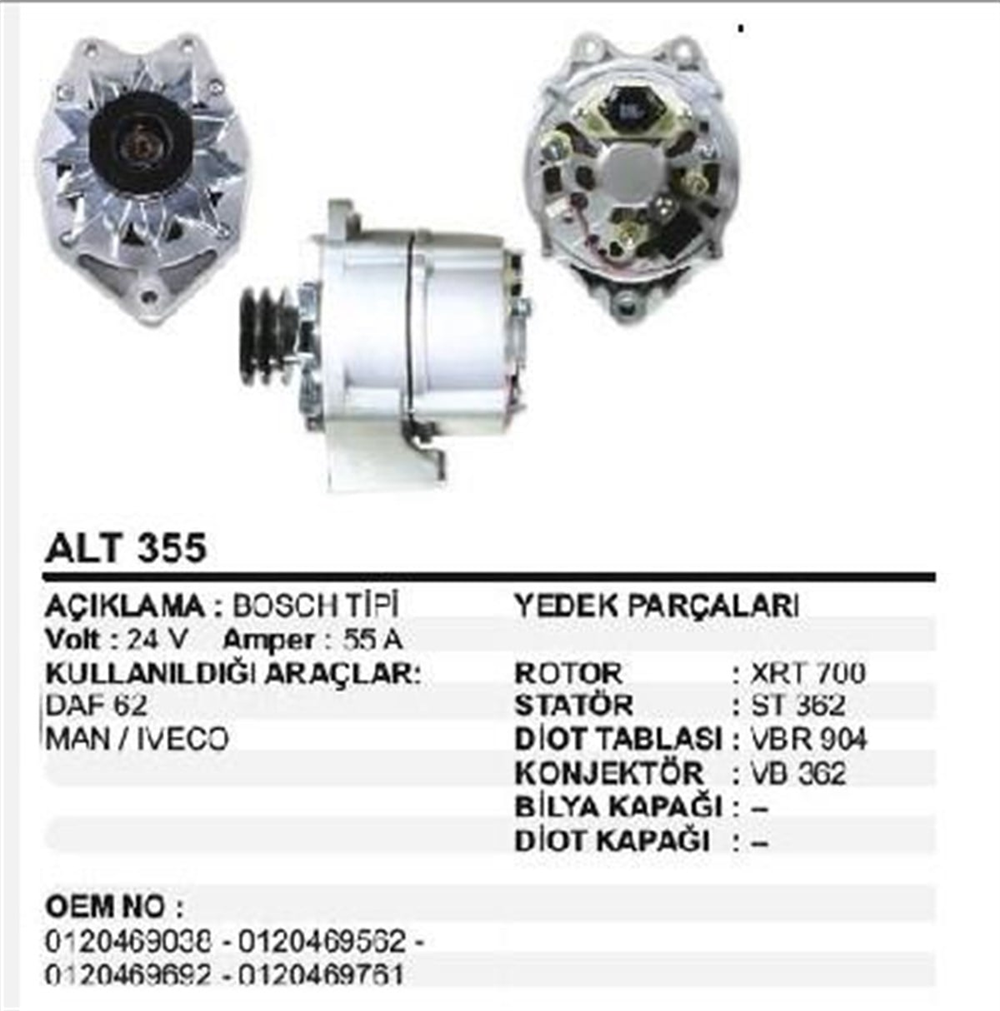 LUCASLEA0337-Alternatör Dinamo
