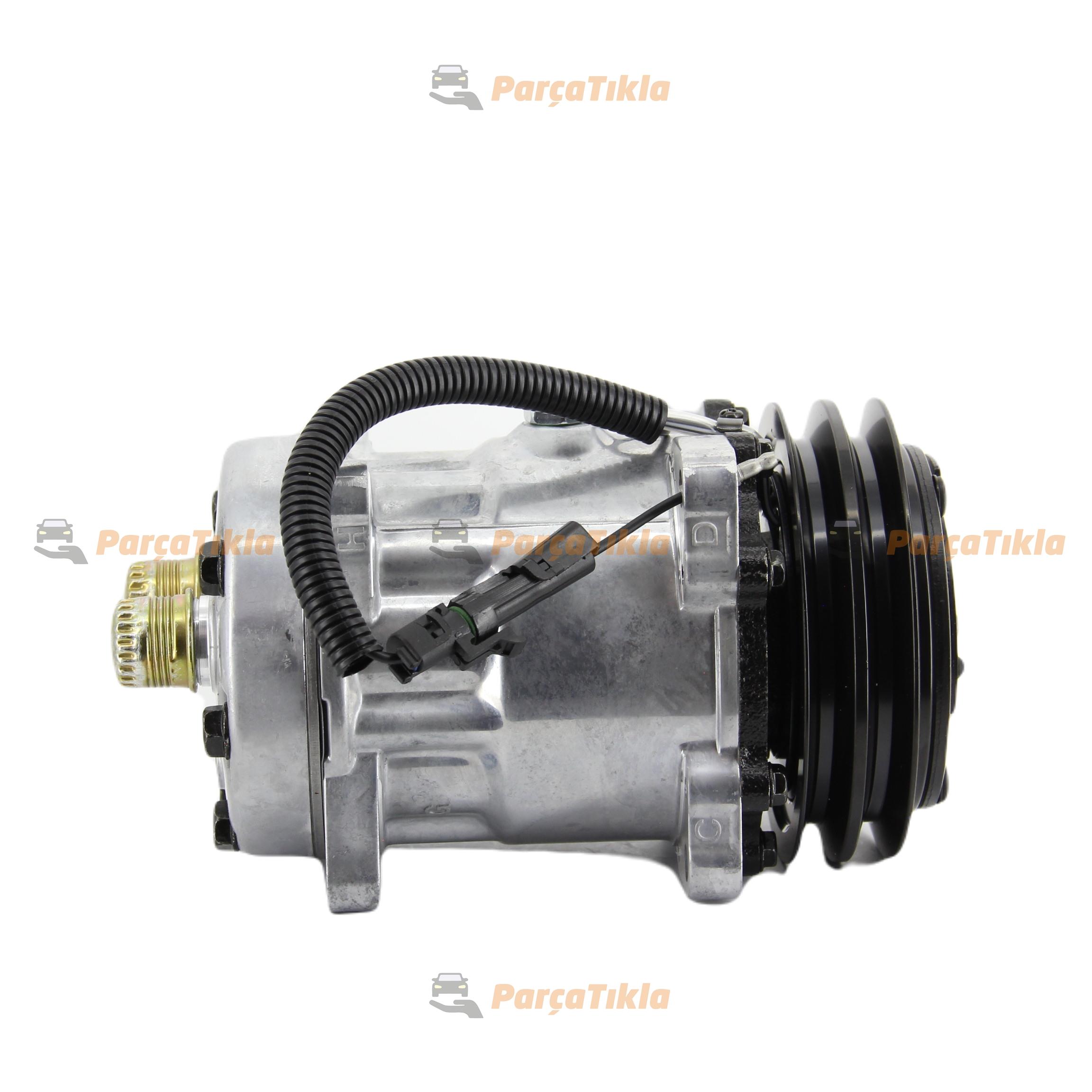 Klima Kompresörü 12V 7H15 2PK V Kayış Arka-çıkış Kalın-kalın | MARELLI 359002001530