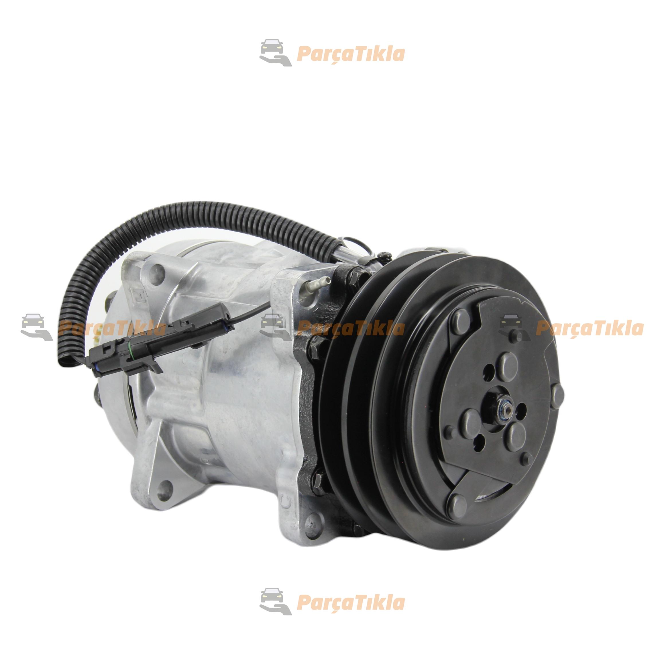 Klima Kompresörü 12V 7H15 2PK V Kayış Arka-çıkış Kalın-kalın | MARELLI 359002001530