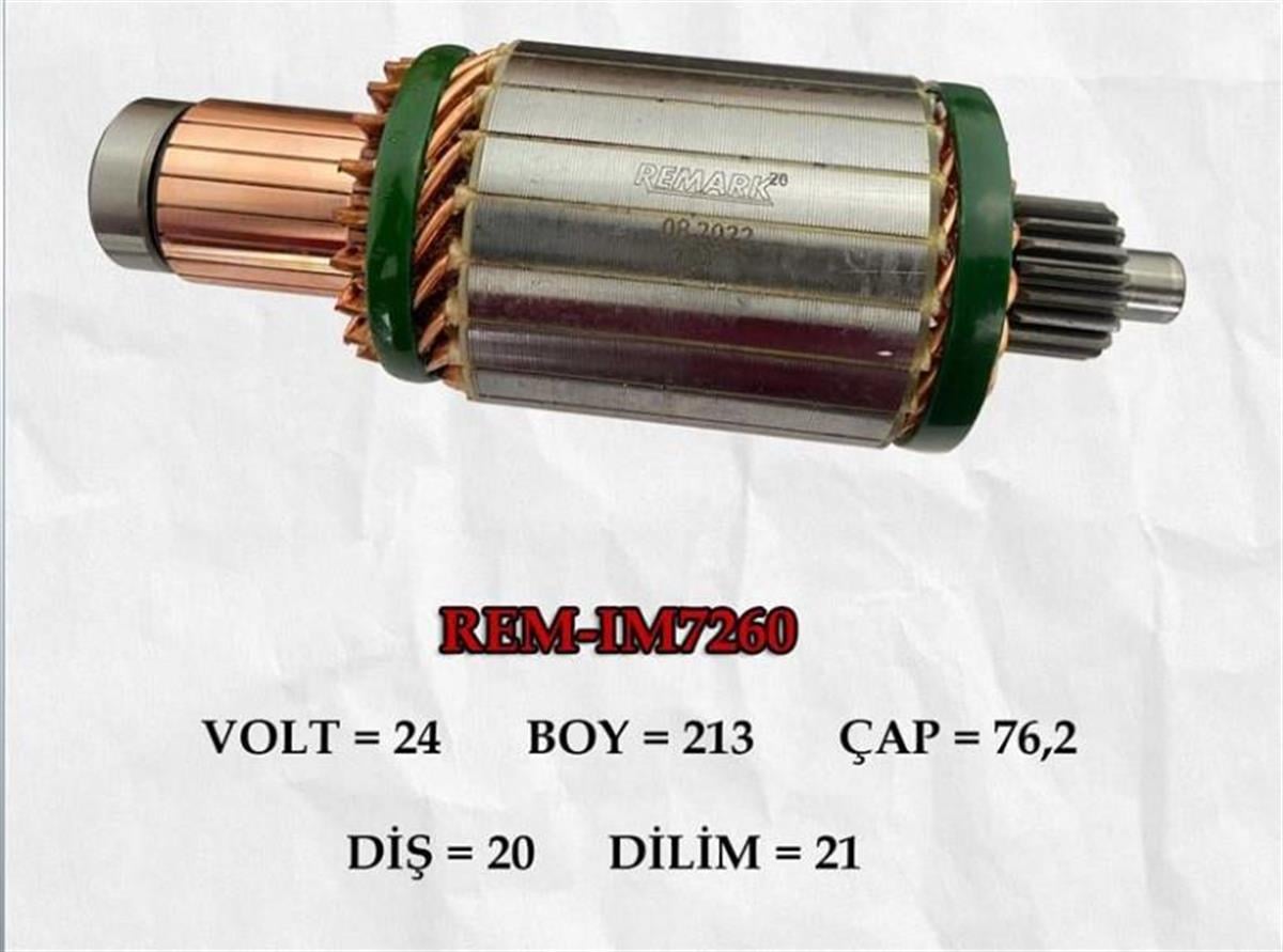 Marş Kollektörü 24V 39Mt Caterpiller V16 Detroit | Remark Im7260