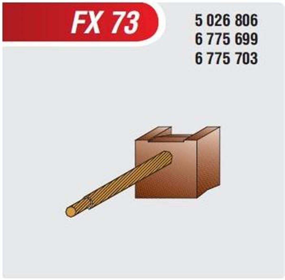 Marş Kömürü 12V Ford Connect Focus Fıesta | Mega Fx73