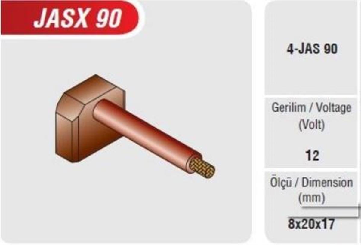 Marş Kömürü Mıtubıshı Tip Mazda Nıssan Isuzu 8X20x17 | Mega Jasx90