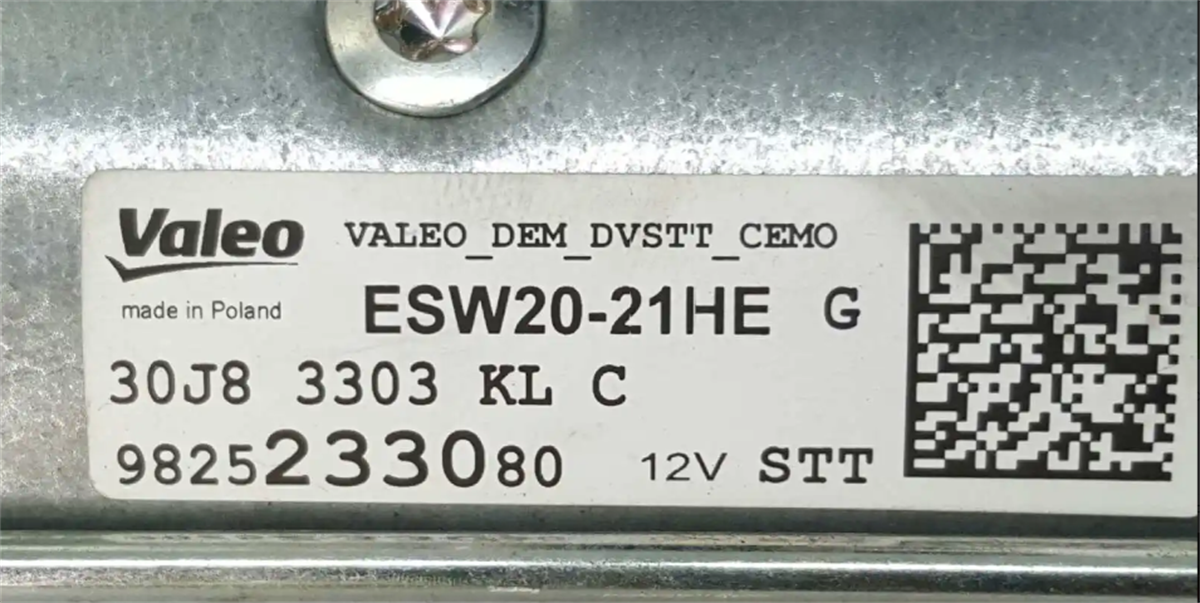 Marş Motoru 12v 12diş Peugeot Cıtroen C3 Esw2021he Esw20-21he | Orj Esw2021he
