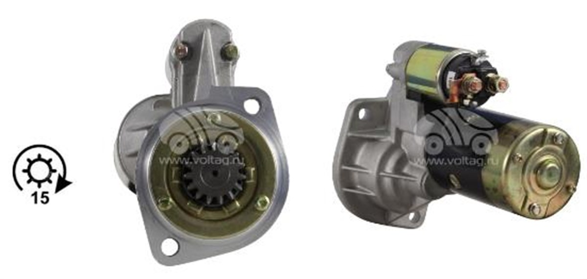 Marş Motoru 12V 15DİŞ Johnder Erkunt Yanmar Johonder (Dişli Çapı 44mm) | WUTSE STR18051