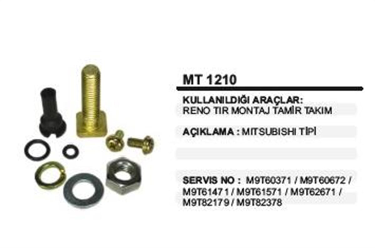 Marş Motoru Tamir Takımı Renault Tır M9t 10 Parça | Remark Mt1210