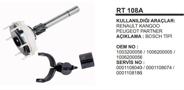 Rediktör Takımı-reno Kango Pejo PARTNER---RT108A | MARTEK RT108A