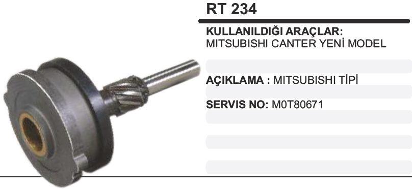 Rediktör Takımı Mitsubishi Canter Ym Kobelko RT234 | MARTEK RT234
