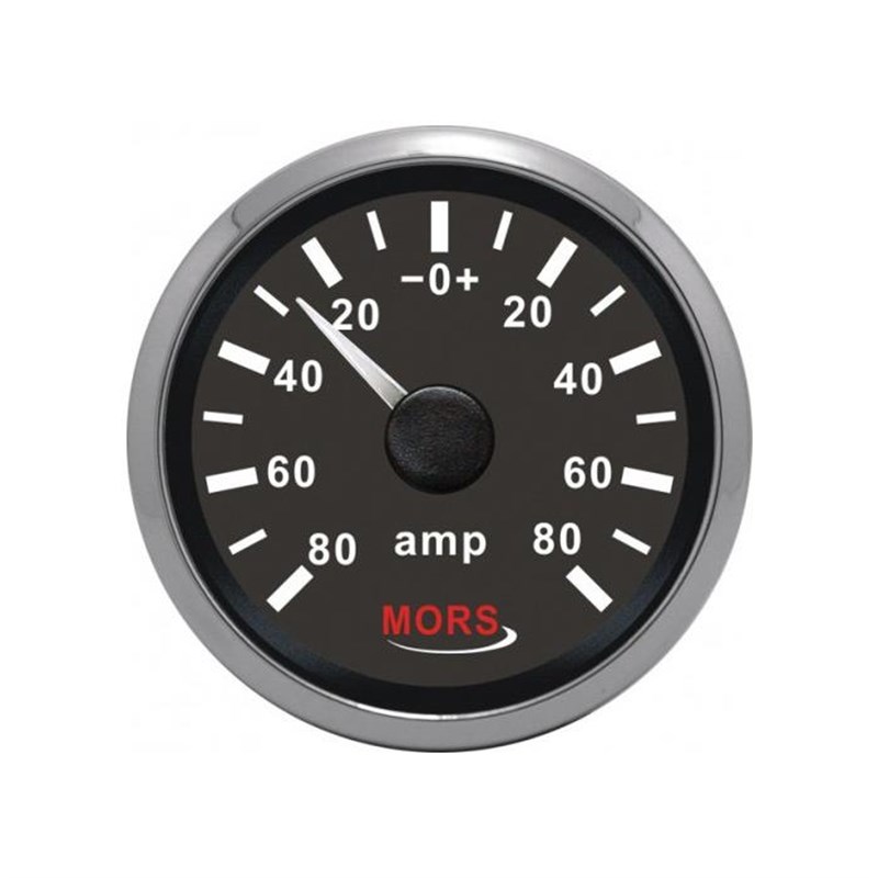 Mors Ampermetre 12-24v 52 Çap Siyah Sr14972 |