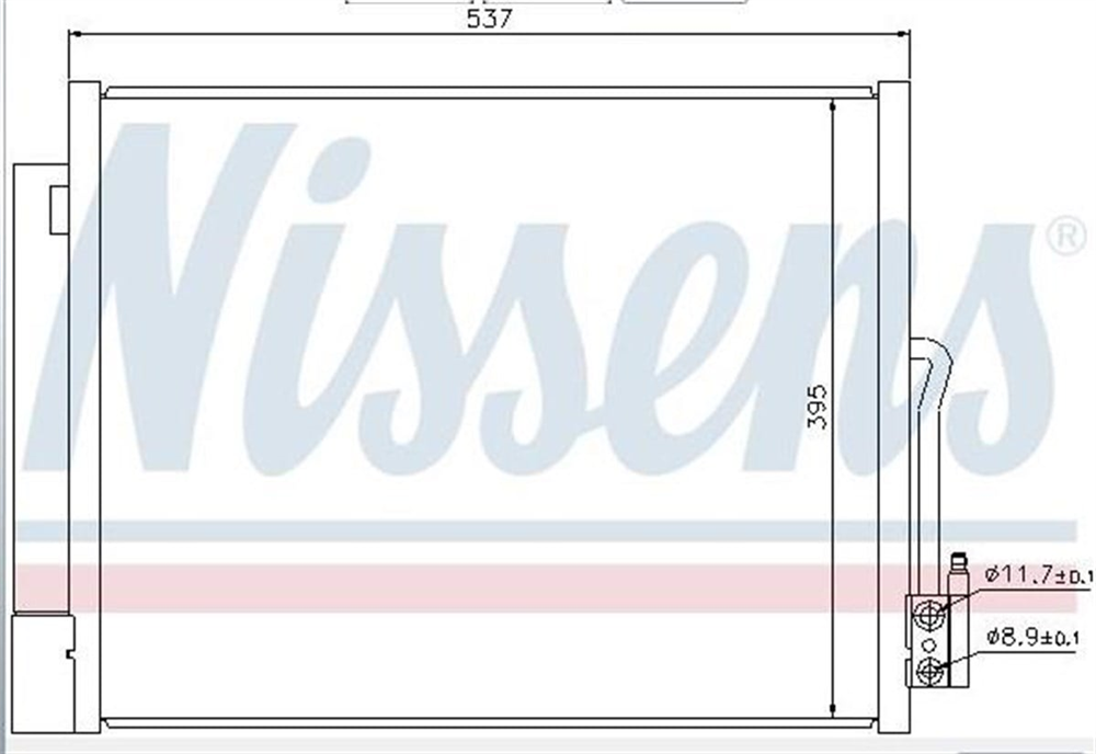NISSENS940156-Klima Radyatörü (Kondenser)