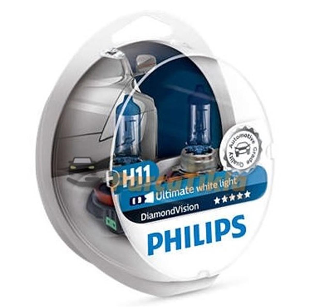 H11 Ampul Dıamond Vision Takımı 5000K-PHILPS | PHILIPS 12362DVS2