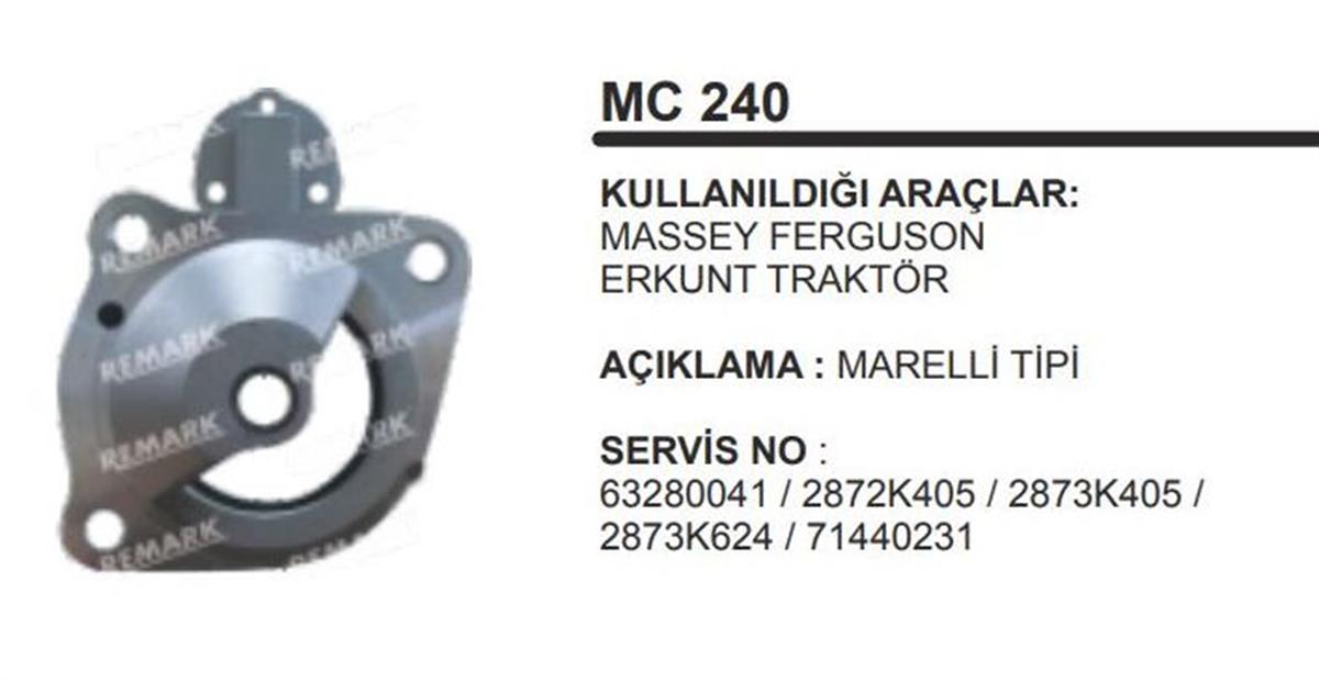 Pinyon Kapağı Perkins Jcb Mf Erkunt Traktör Hidromek MC240 | MARTEK MC240