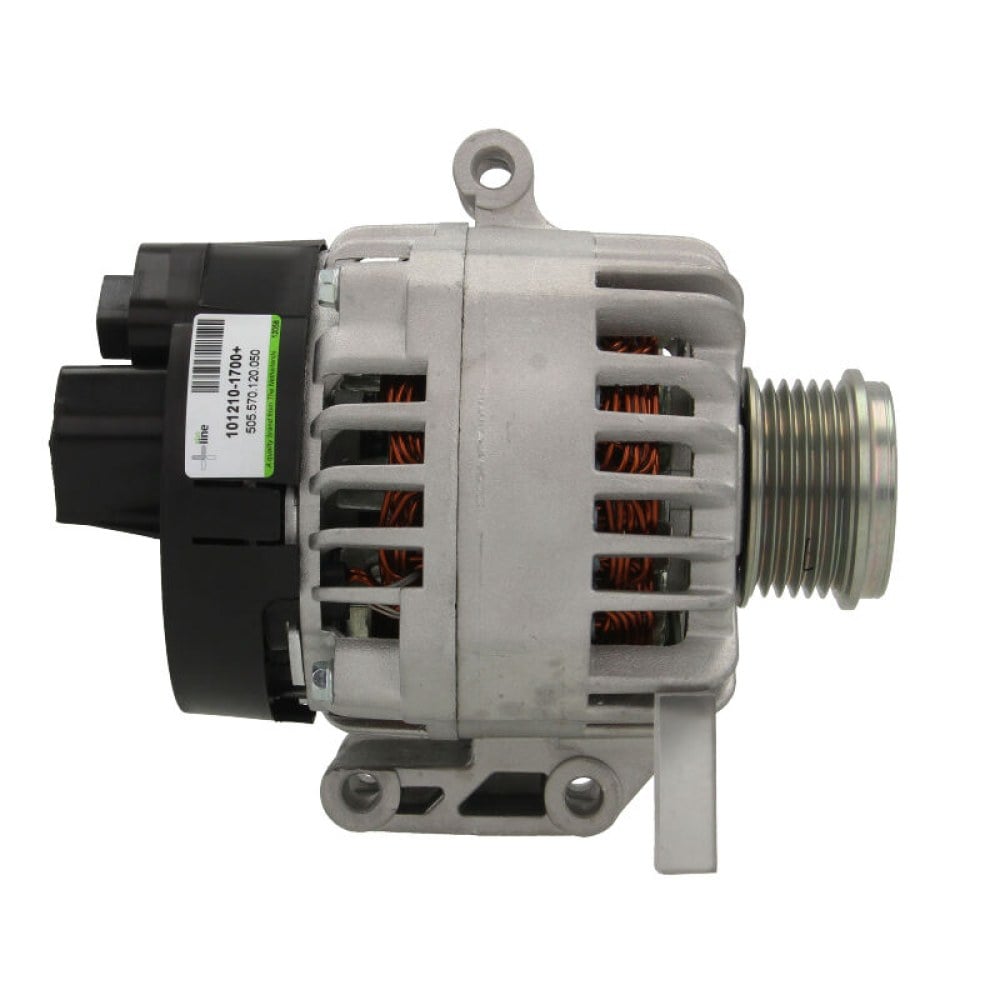 Alternatör 12V 120AH Fiat Egea Fiorino Grande Punto 1.3 Mtj 07- Citroen Nemo 1.3HDI 75 10- Peugeot Bipper 1.3HDI 75 10- | PLUSLINE 1012101700