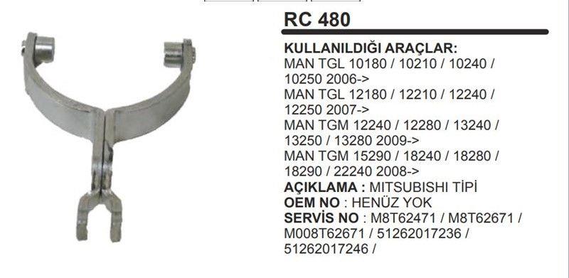 Marş Çatalı Mitsubishi Volvo Khd Man 5.5KW İçin | REMARK RC480