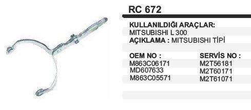 Marş Çatalı Mitsubishi Tip Hyundai H100 Mitsubishi L200 L300 | REMARK RC672
