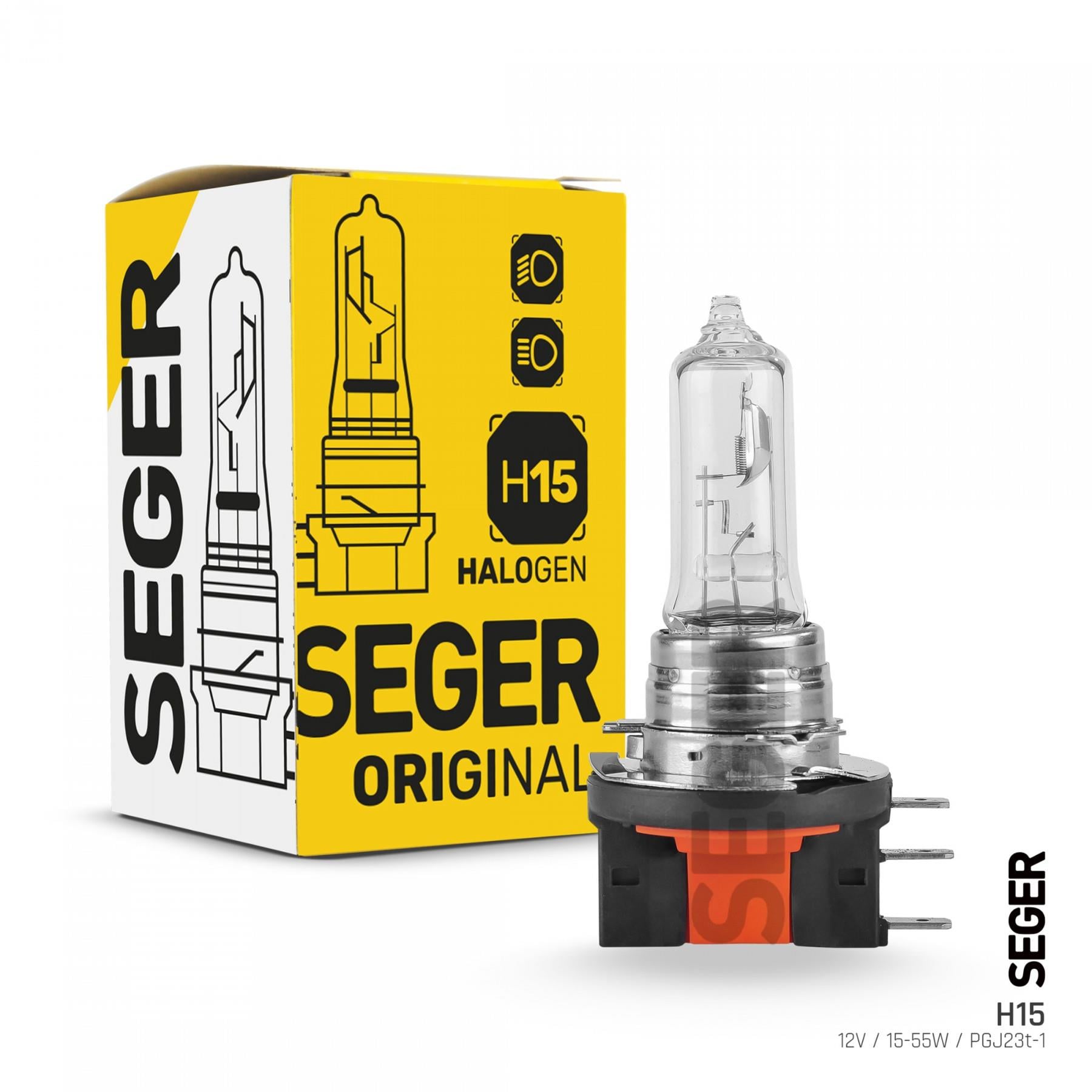 Ampul 12v H15 15/55w Sarı Işık | Seger 208116