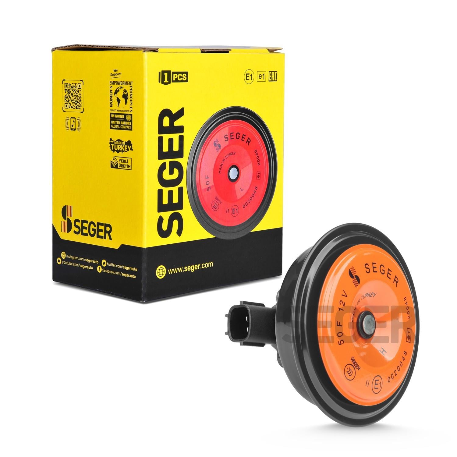 Korna Didit İnce Ses 12V Hyundai Soketli | SEGER 50FI1200012K