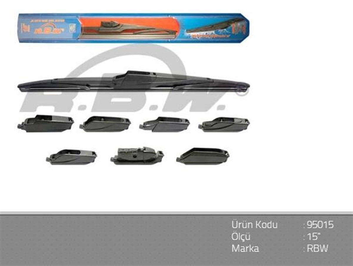 Silgi Süpürgesi Arka 38cm 8 Aparatlırbw95015 | Rbw 95015