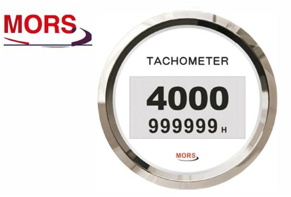 Mors Dijital Devir Göstergesi 4000 Devir Beyaz | SR 14820