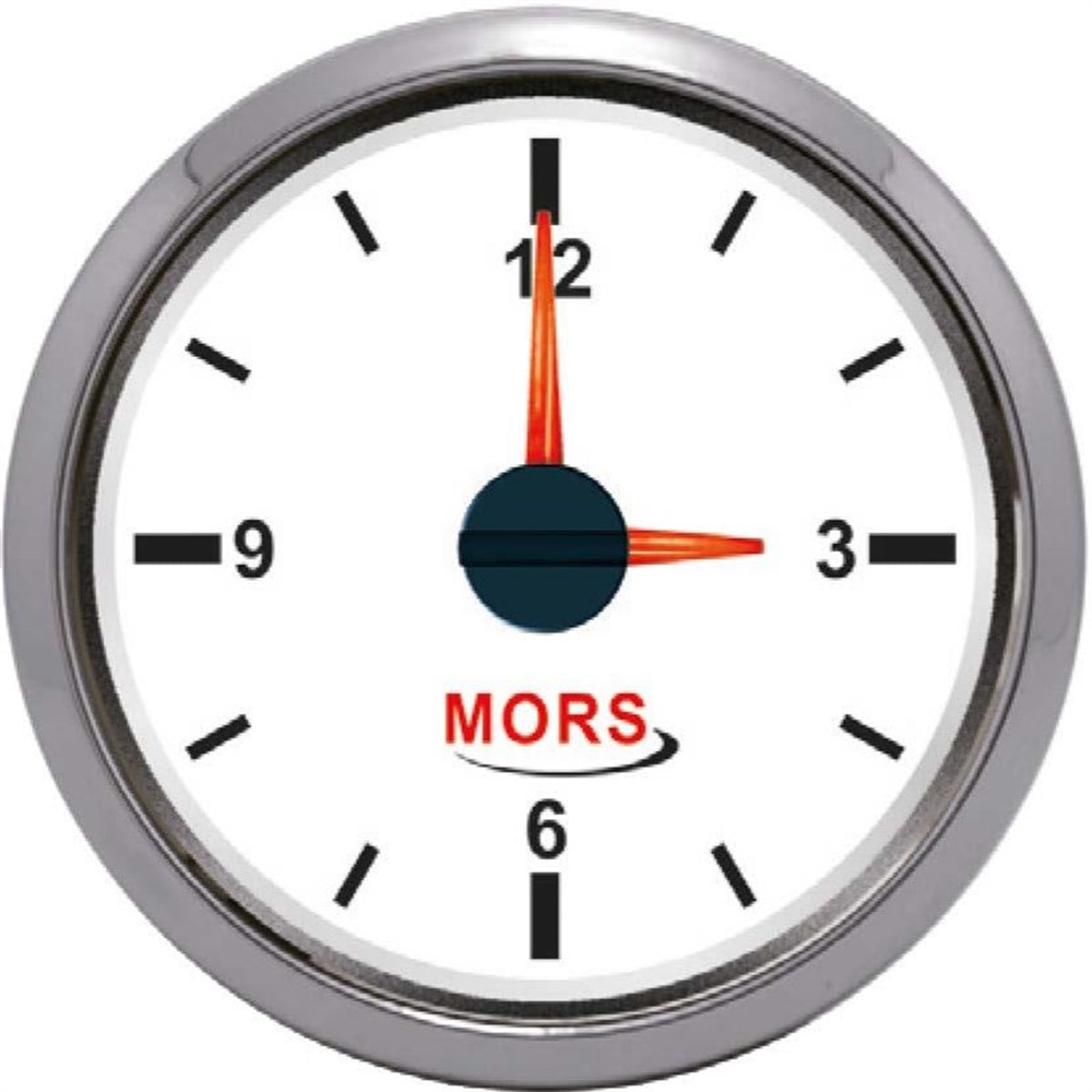 Mors Yakıt Göstergesi 12-24V 52 Çap Beyaz SR14916 | SR 14916