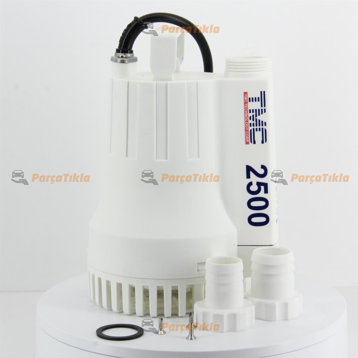 Tmc 12V 2500W Üstten Çıkış Sintine Pompası SR12225 (Sütçüler İçin Süt Pompası) | SR 12225
