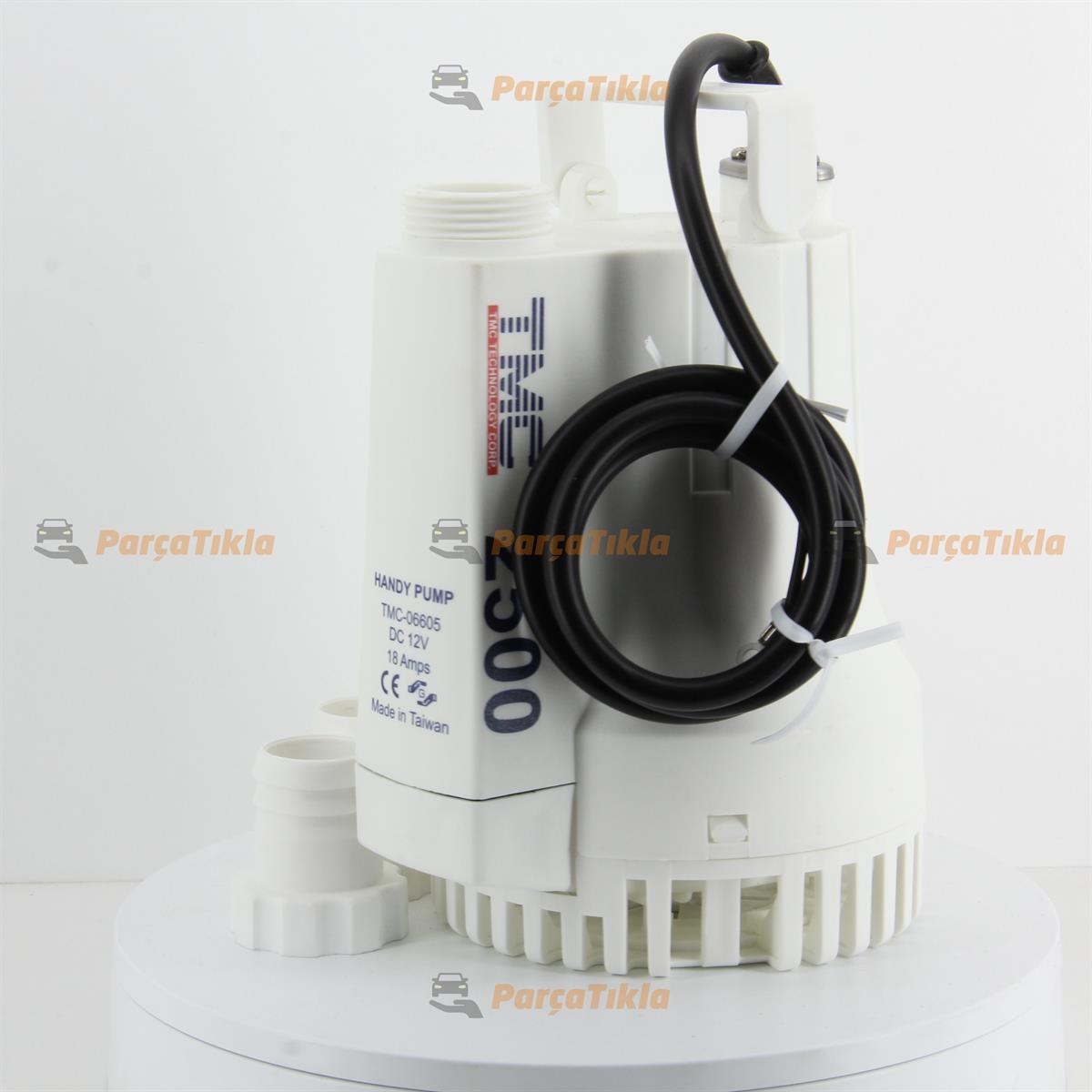 Tmc 12V 2500W Üstten Çıkış Sintine Pompası SR12225 (Sütçüler İçin Süt Pompası) | SR 12225