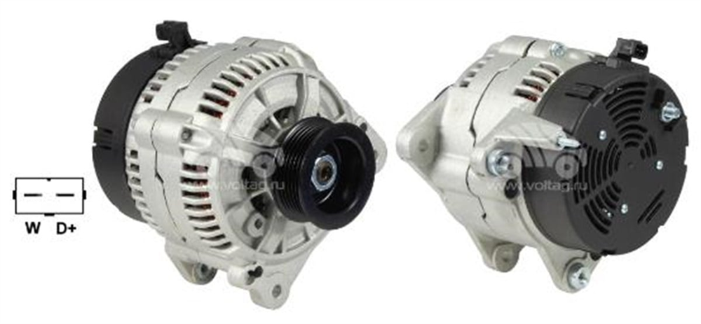 Alternatör 12V 120AH Vw Golf T4 Caravella Multivan ALT2061A | UNIPOINT ALT2061A