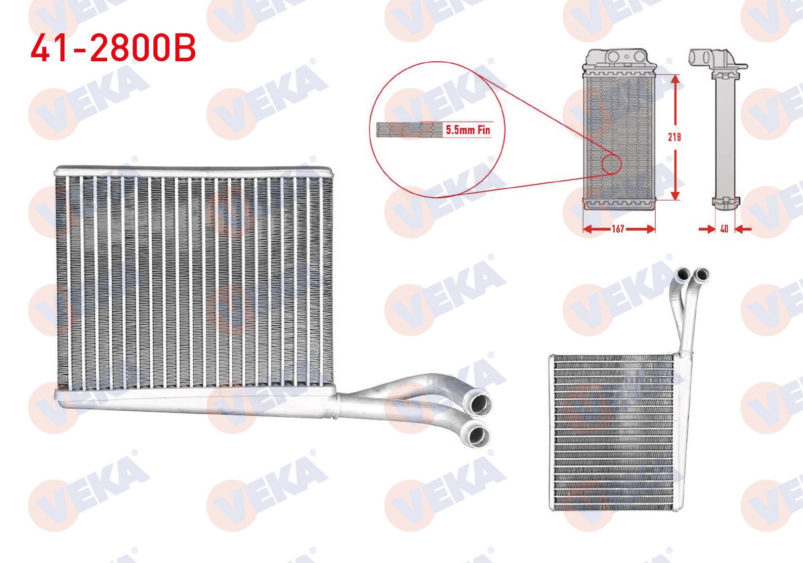 VEKA412800B-Kalorifer Radyatörü