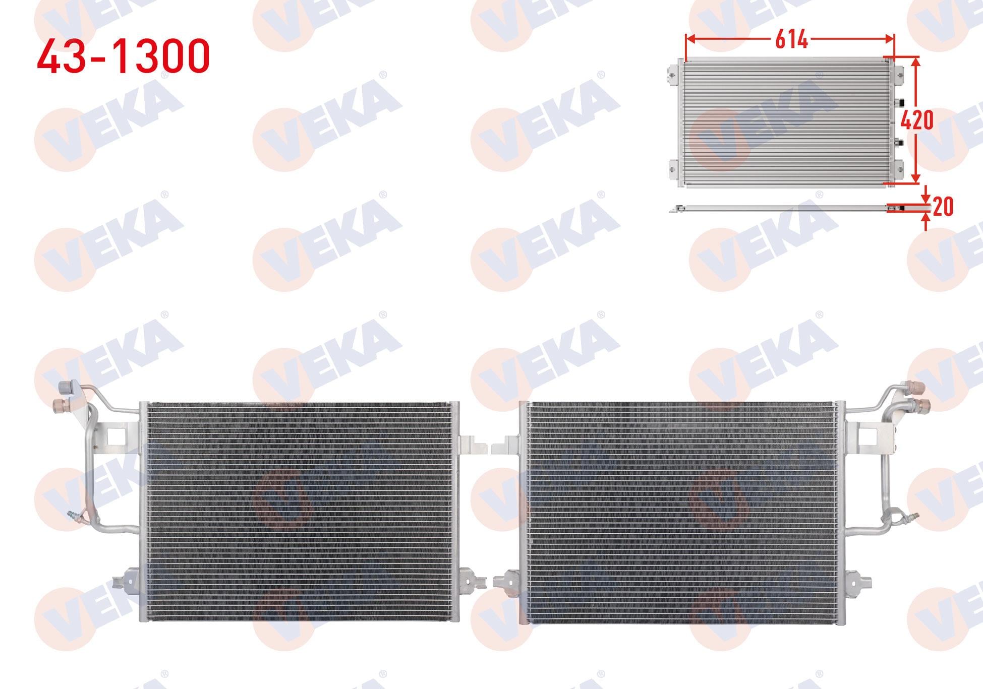 VEKA431300-Klima Radyatörü (Kondenser)