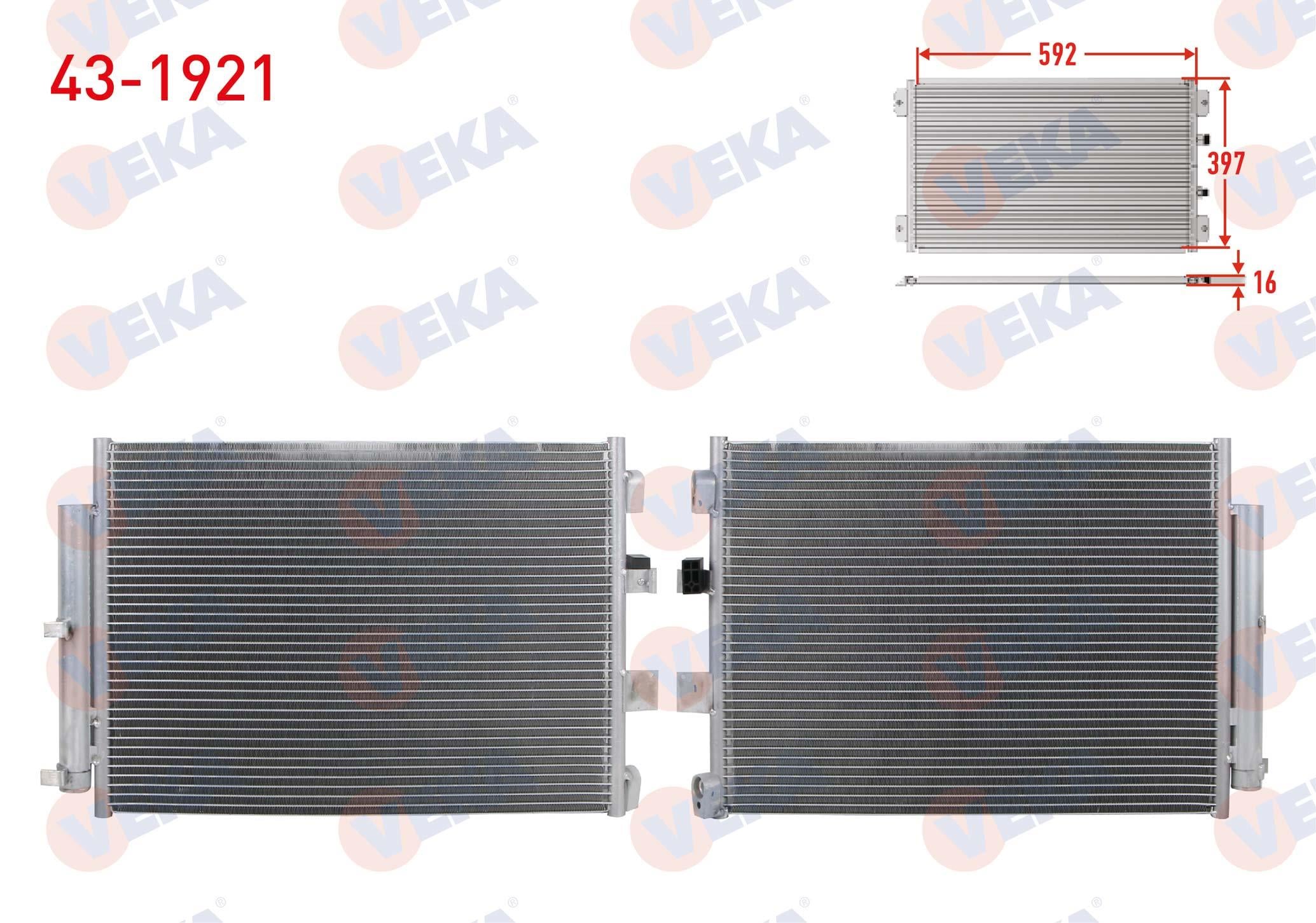 VEKA431921-Klima Radyatörü (Kondenser)