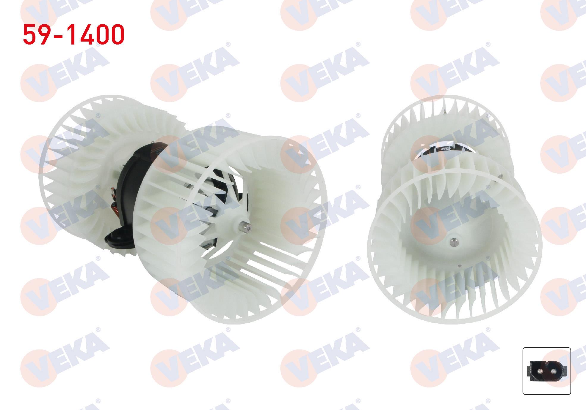 VEKA591400-Kalorifer Motoru
