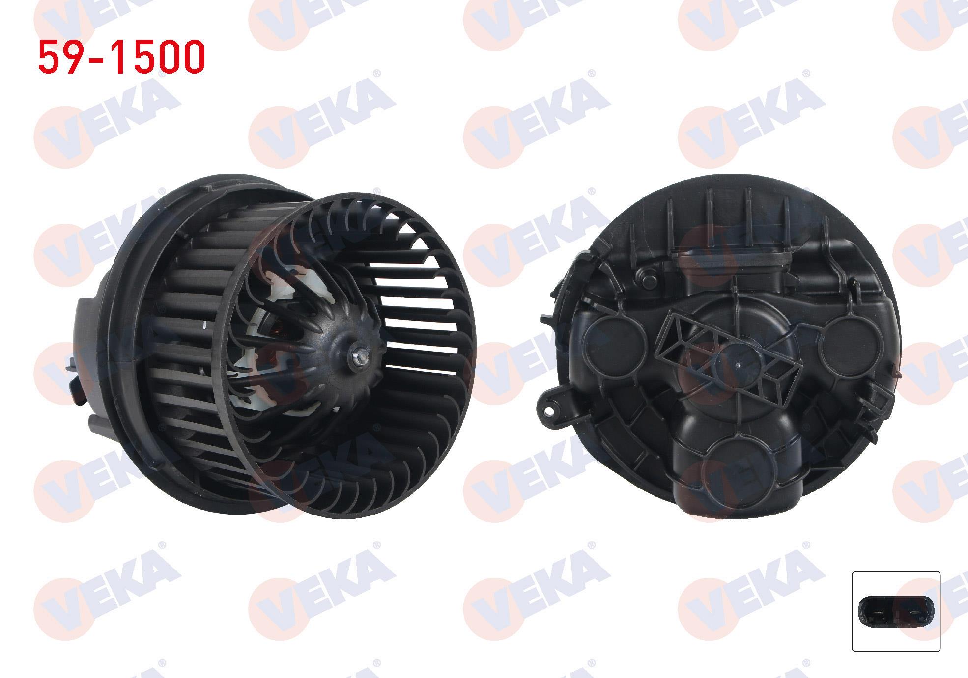 VEKA591500-Kalorifer Motoru