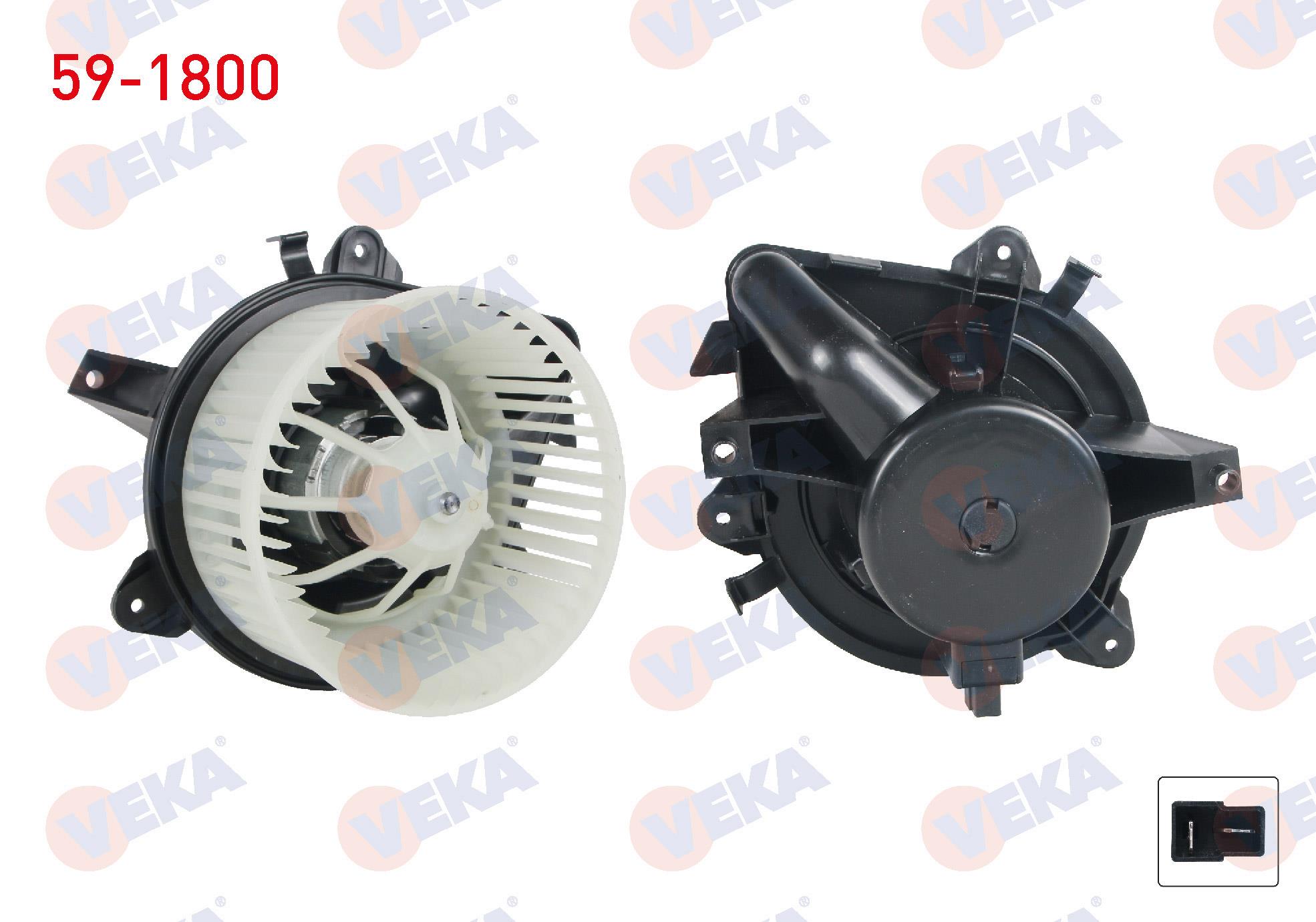 VEKA591800-Kalorifer Motoru