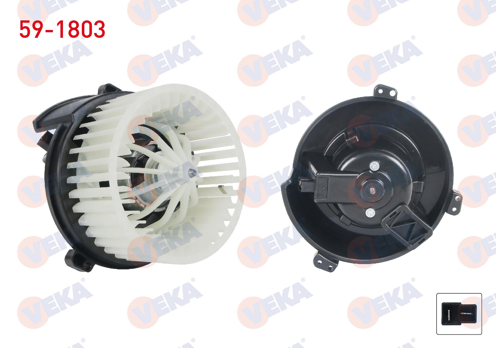 VEKA591803-Kalorifer Motoru