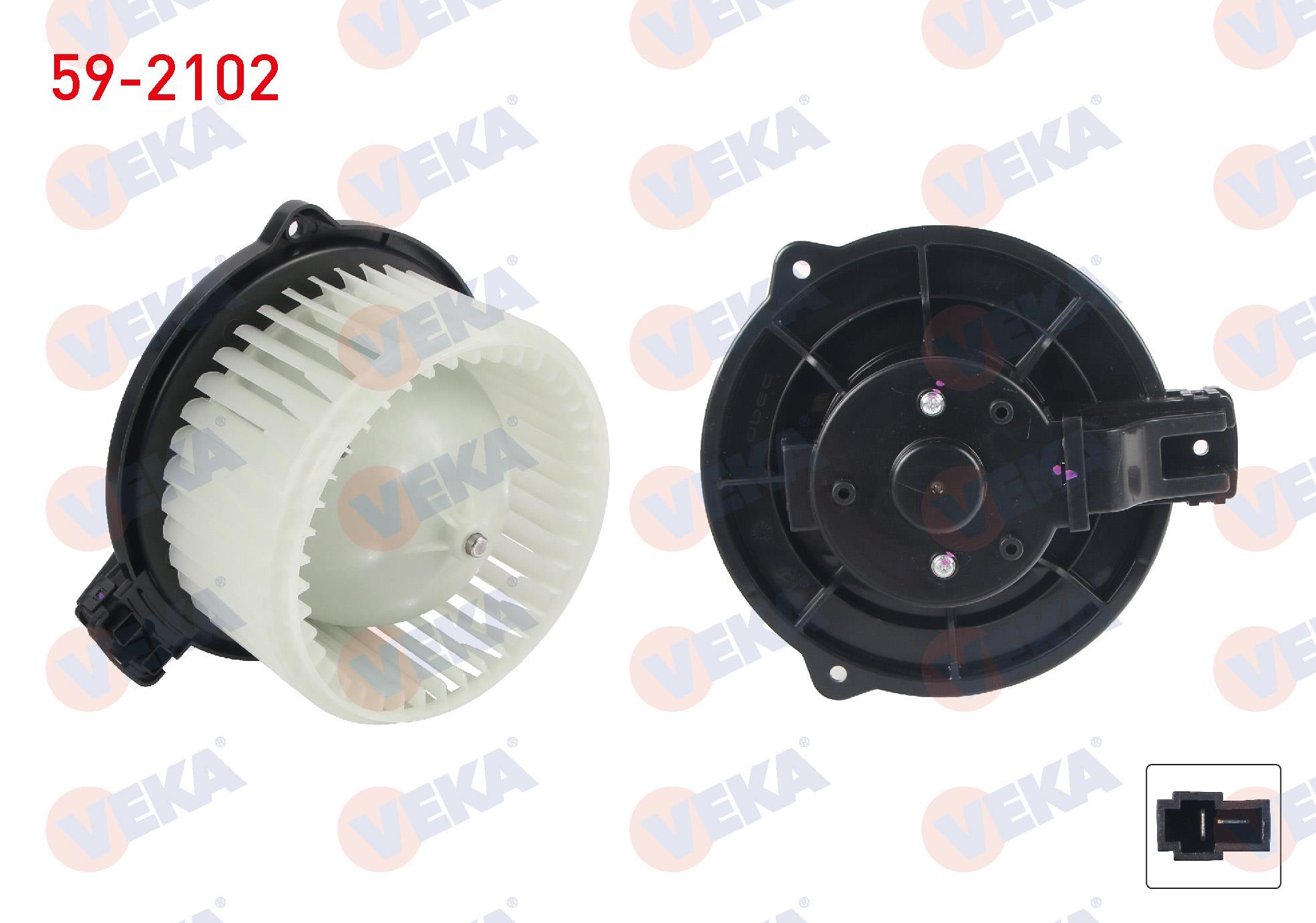 VEKA592102-Kalorifer Motoru