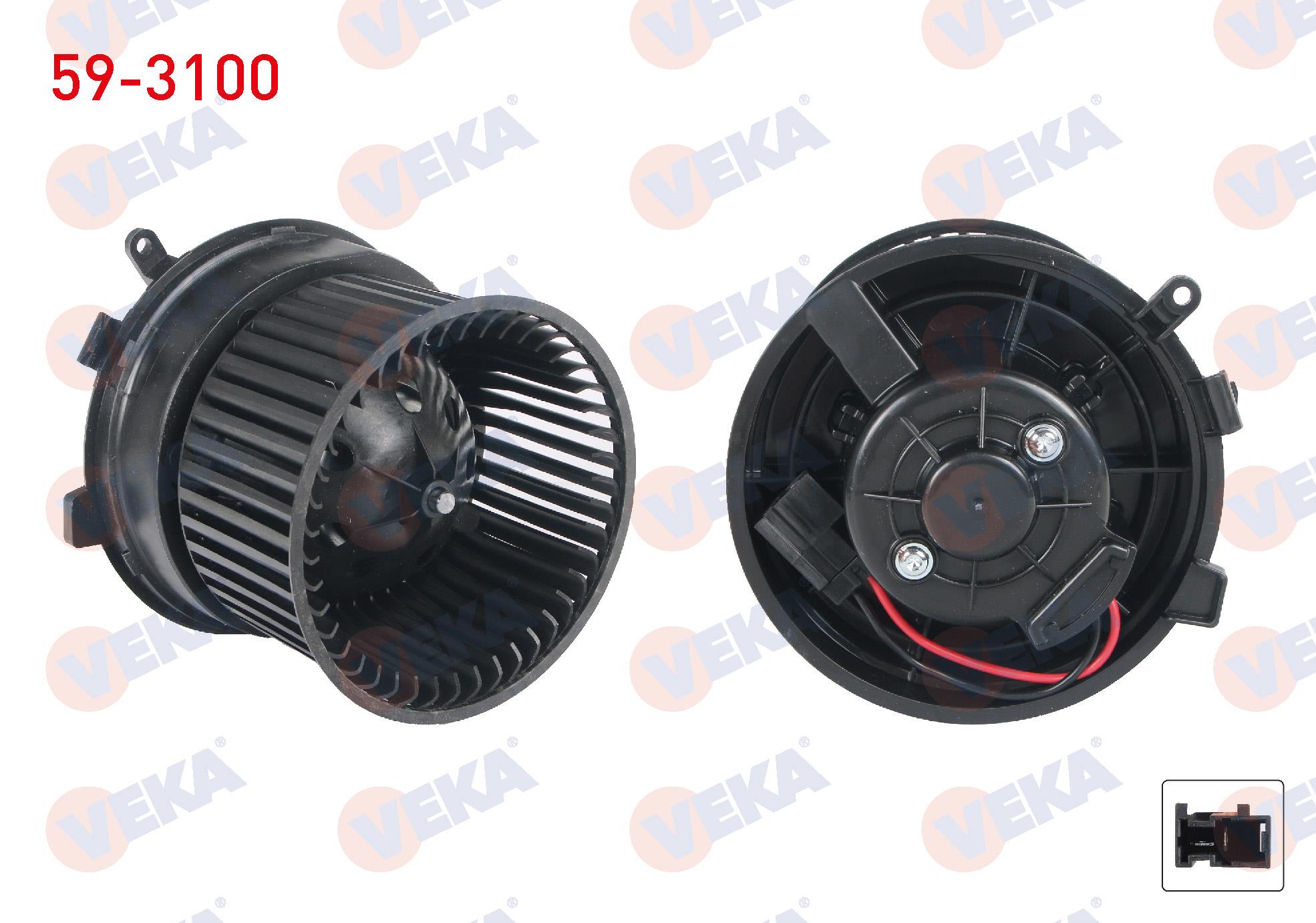 VEKA593100-Kalorifer Motoru