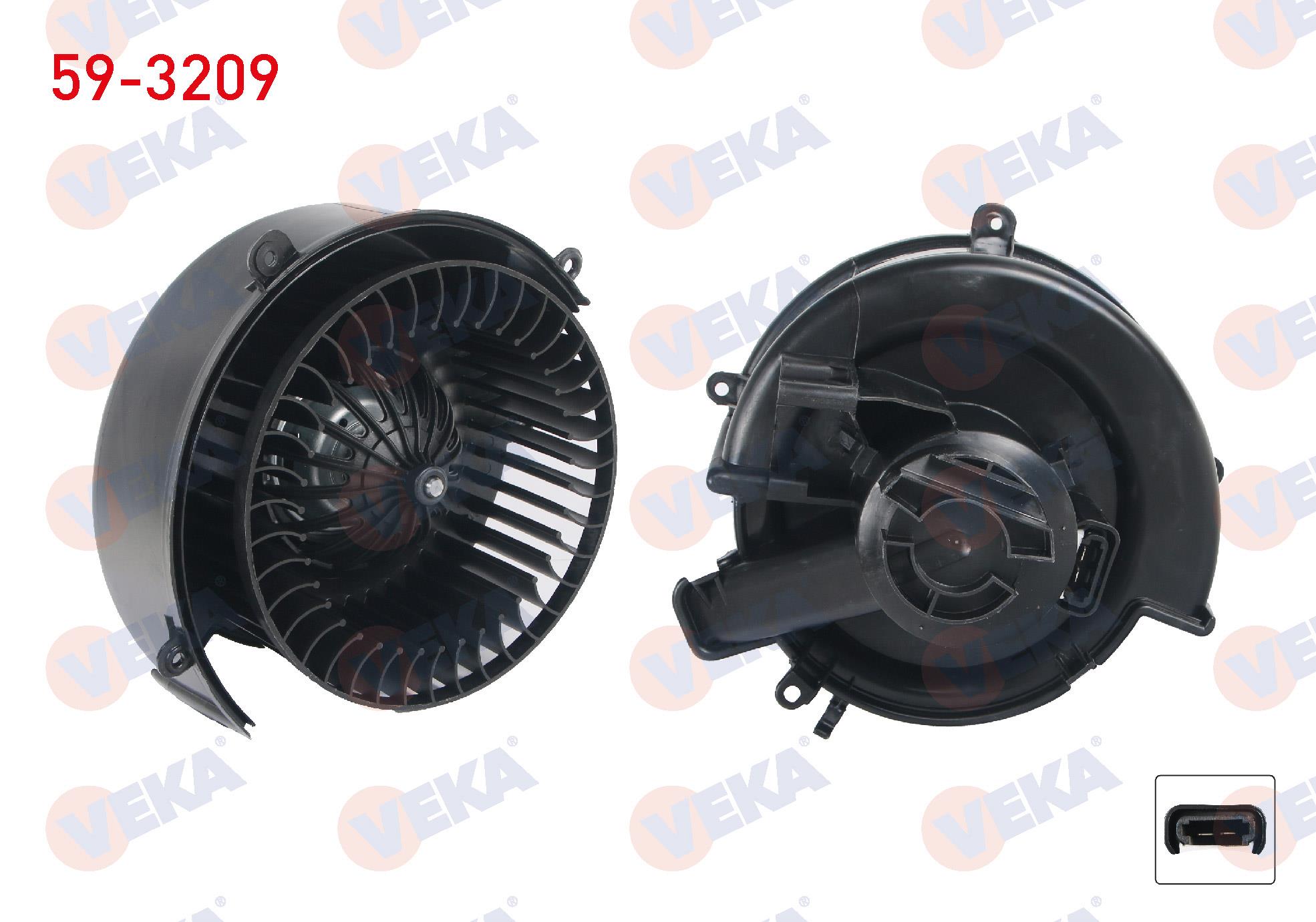 VEKA593209-Kalorifer Motoru