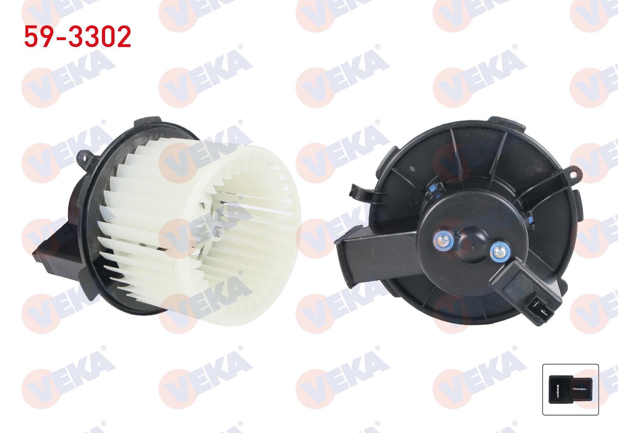 VEKA593302-Kalorifer Motoru