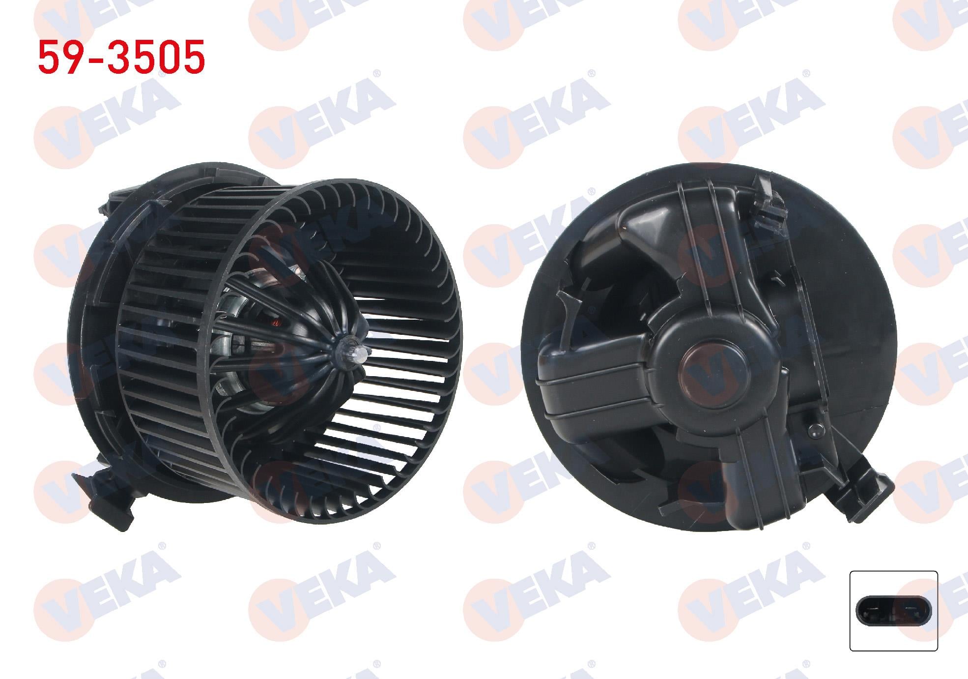 VEKA593505-Kalorifer Motoru
