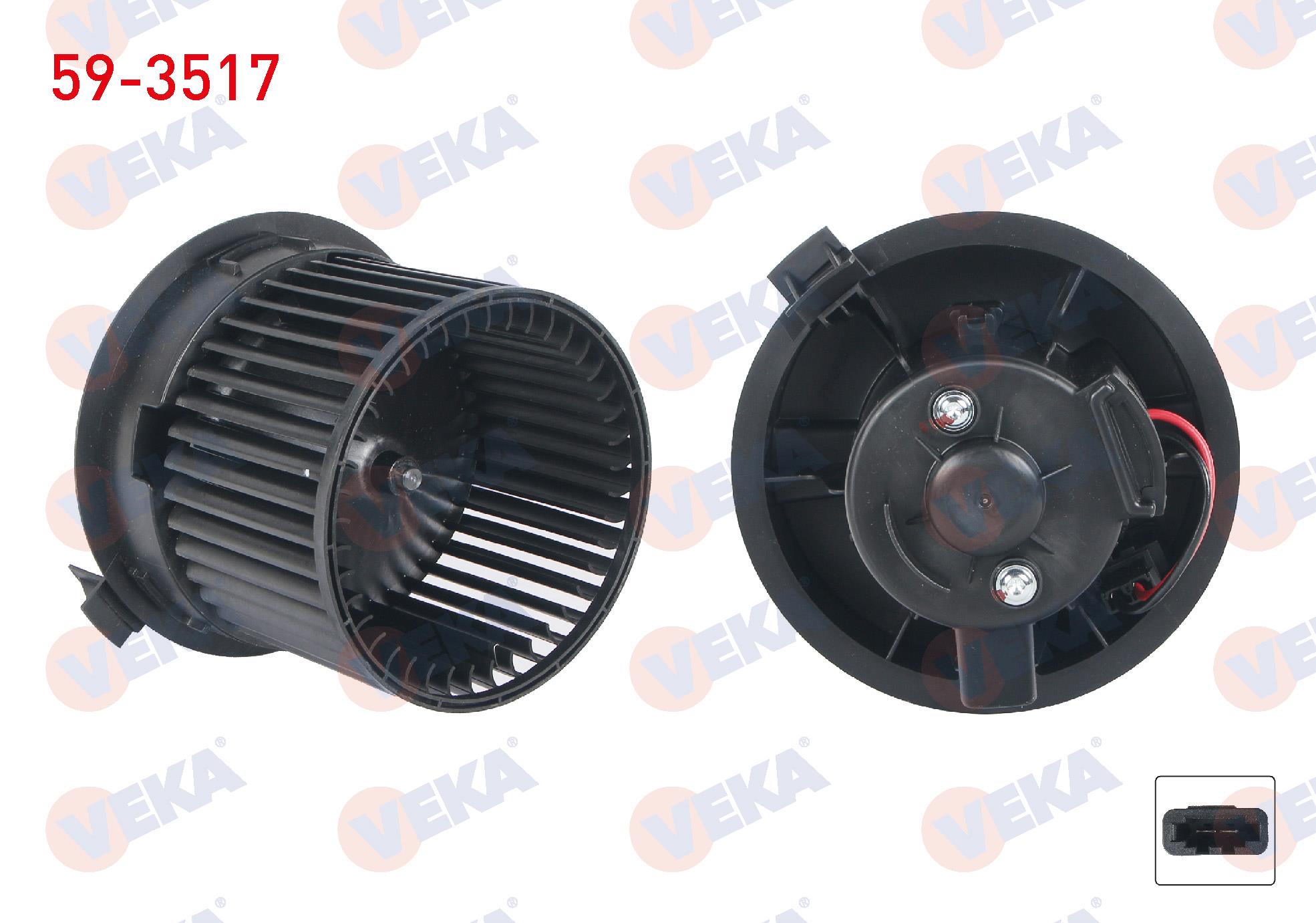 VEKA593517-Kalorifer Motoru