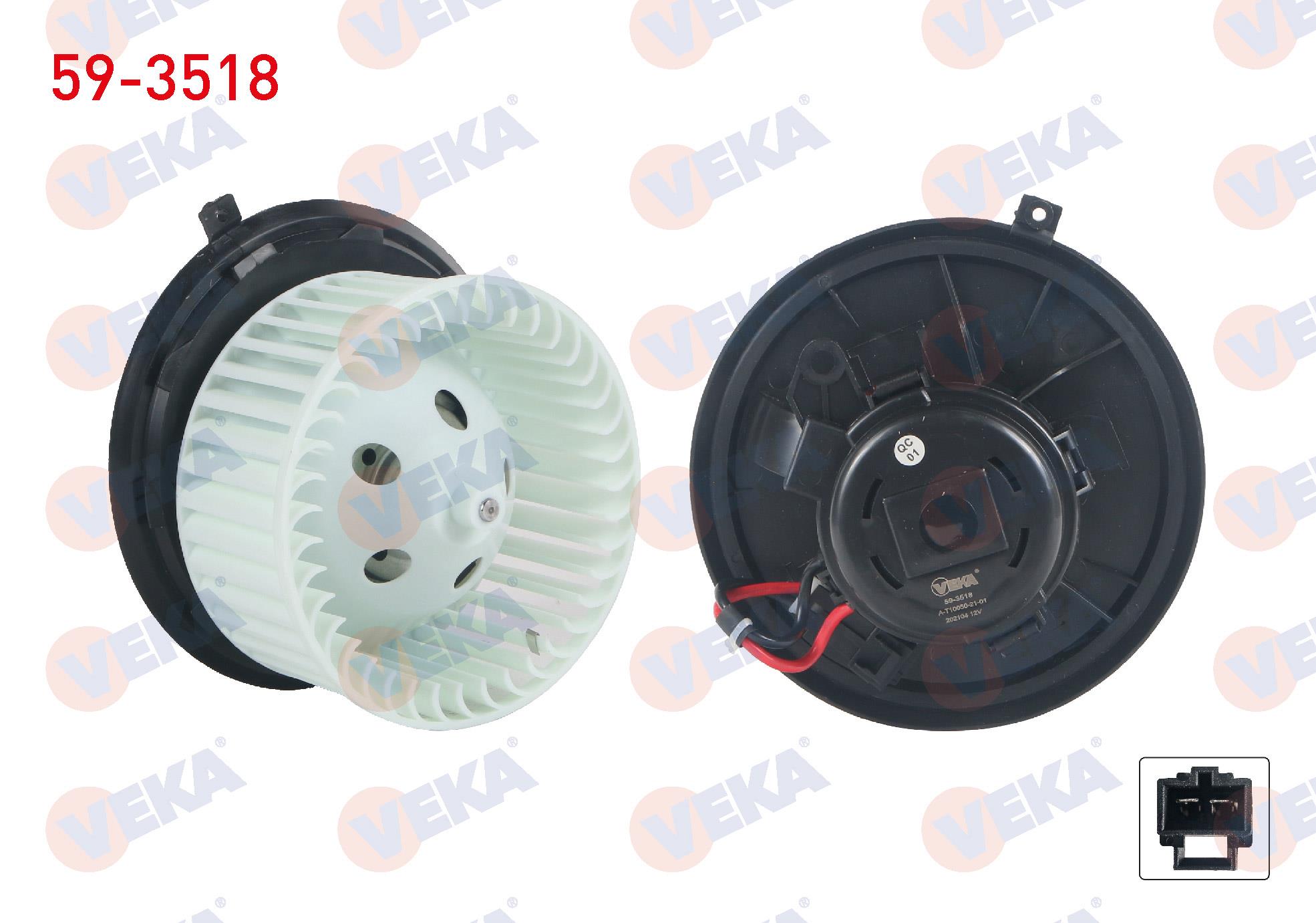 VEKA593518-Kalorifer Motoru
