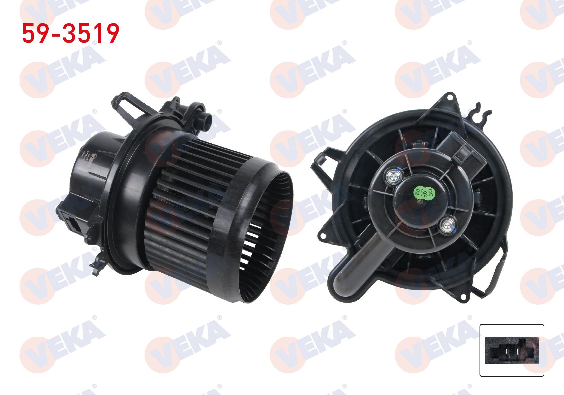 VEKA593519-Kalorifer Motoru