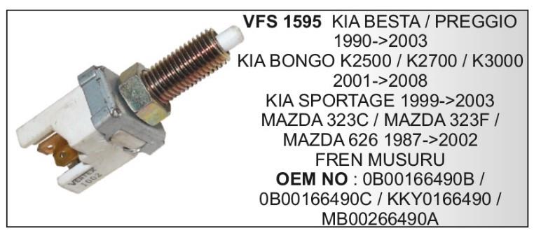VERTEXVFS1595-Fren Müşürü