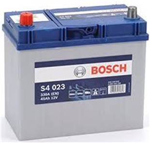 Akü, 12V 45Ah Bosch Akü S4 Ters 0092S40380