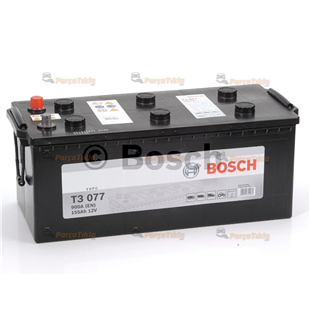 Akü, 12V 155Ah T3 Akü Siyah 0092T30200