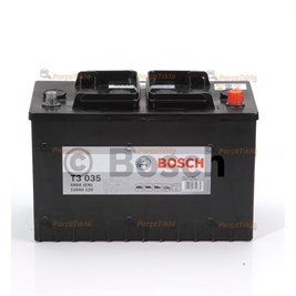 Akü, 12V 110Ah T3 Akü Bosch Siyah 0092T30350